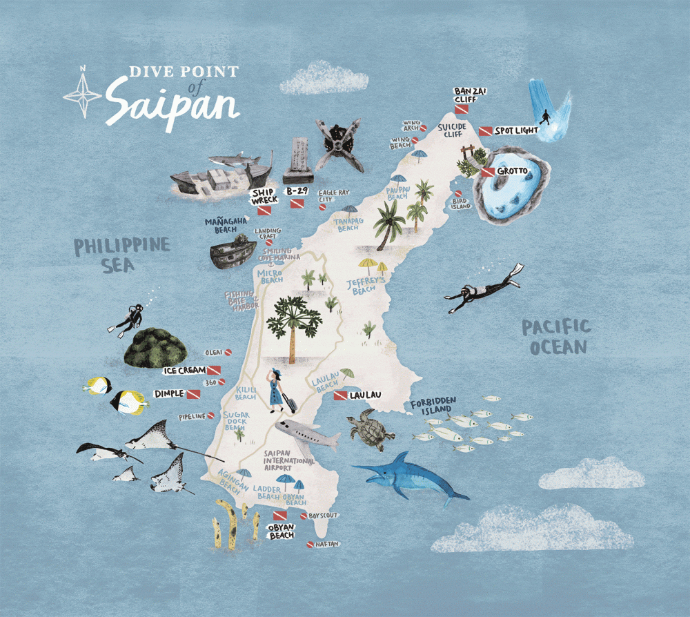 마리아나관광청, 다이빙 전문 가이드 다이브 맵 (DIVE MAP) 앱 출시