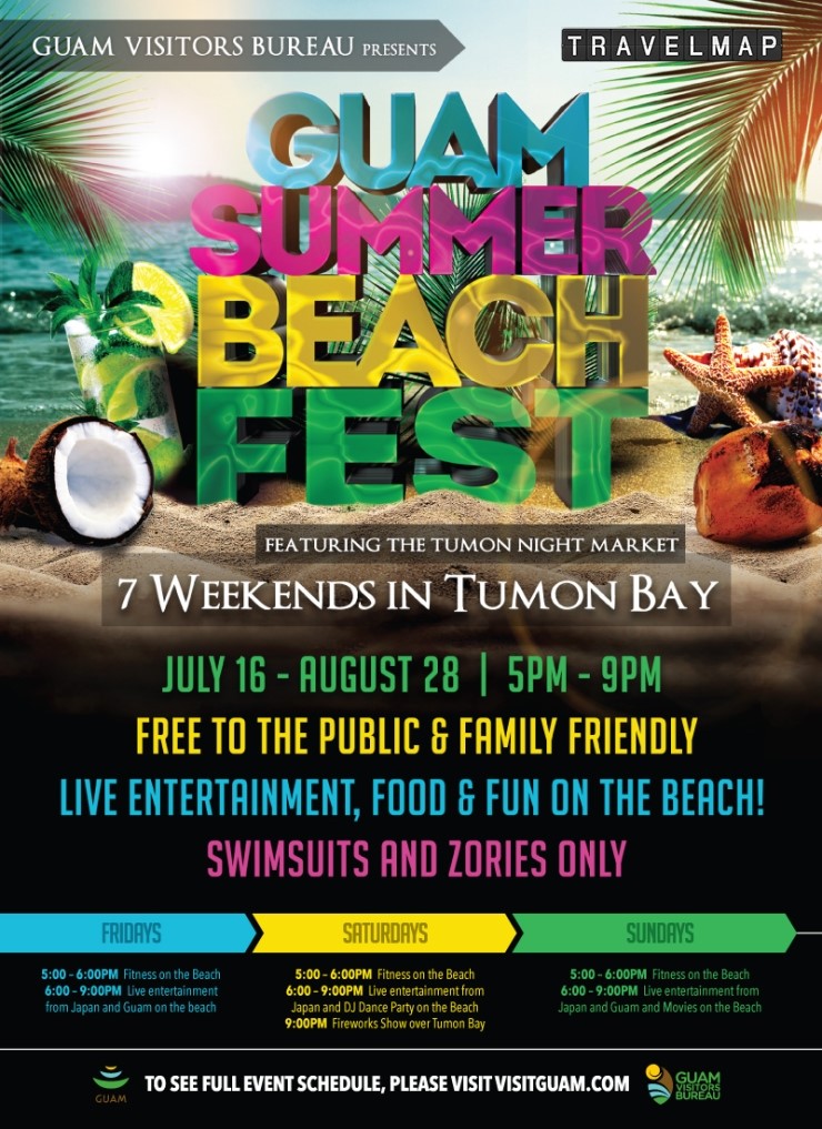 괌 정부 관광청, 괌 썸머 비치 페스티벌 7월 16일부터 성황리에 시작