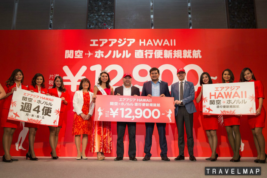 [트래블맵] 에어아시아 엑스(AirAsia X), 호놀룰루 신규 취항