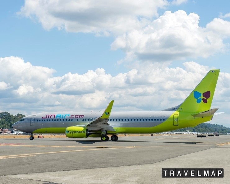 [트래블맵] 진에어(jinair), 진에어 15번째 항공기 B737-800 도입