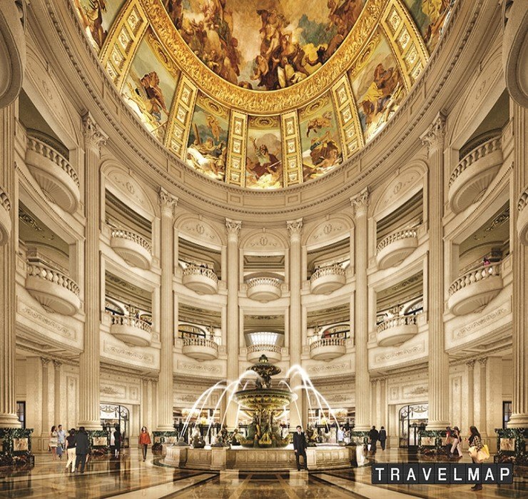The Parisian Macao Rotunda in hotel lobby